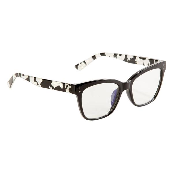 Womens O by Oscar Blue Light Black Frame Glasses