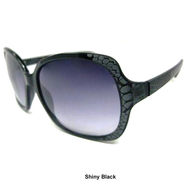 Womens O by Oscar Thinline Vented Rectangle Sunglasses alternate view