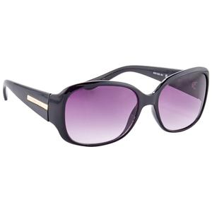Womens Anne Klein Rectangle Pyramid Metal Deco Sunglasses