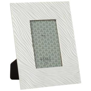 White Resin Waves Frame - 4x6