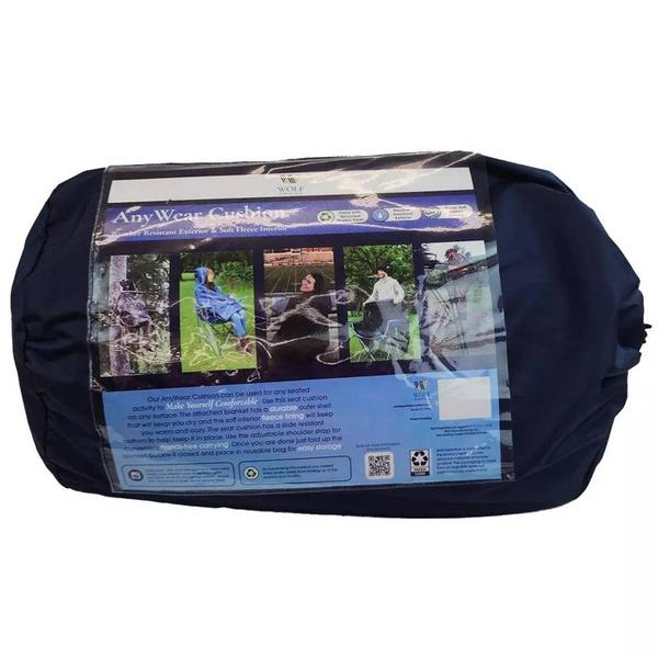 WOLF AnyWear Weather Resistant Exterior Fleece Interior Blanket alternate view