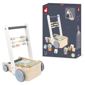 Janod Sweet Cocoon Block Push Cart