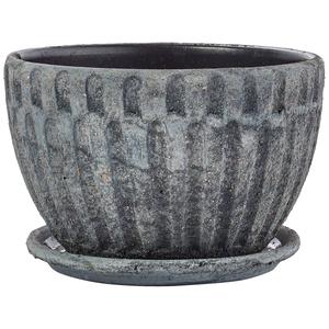 Paddock 6in. Ceramic Planter Cockleshell Bowl