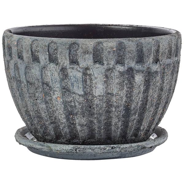 Paddock 6in. Ceramic Planter Cockleshell Bowl