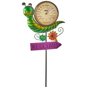 Snail Thermometer Welcome Stake