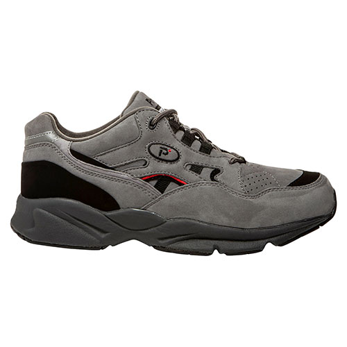 Mens Propet(R) Stability Walker Walking Shoes- Grey