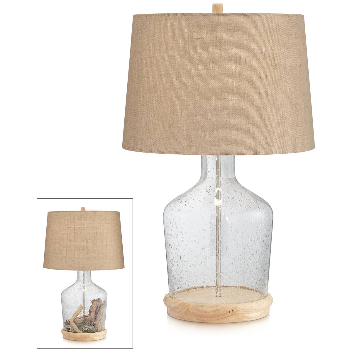 Pacific Coast Lighting Taylor 26.5in. Clear Table Lamp