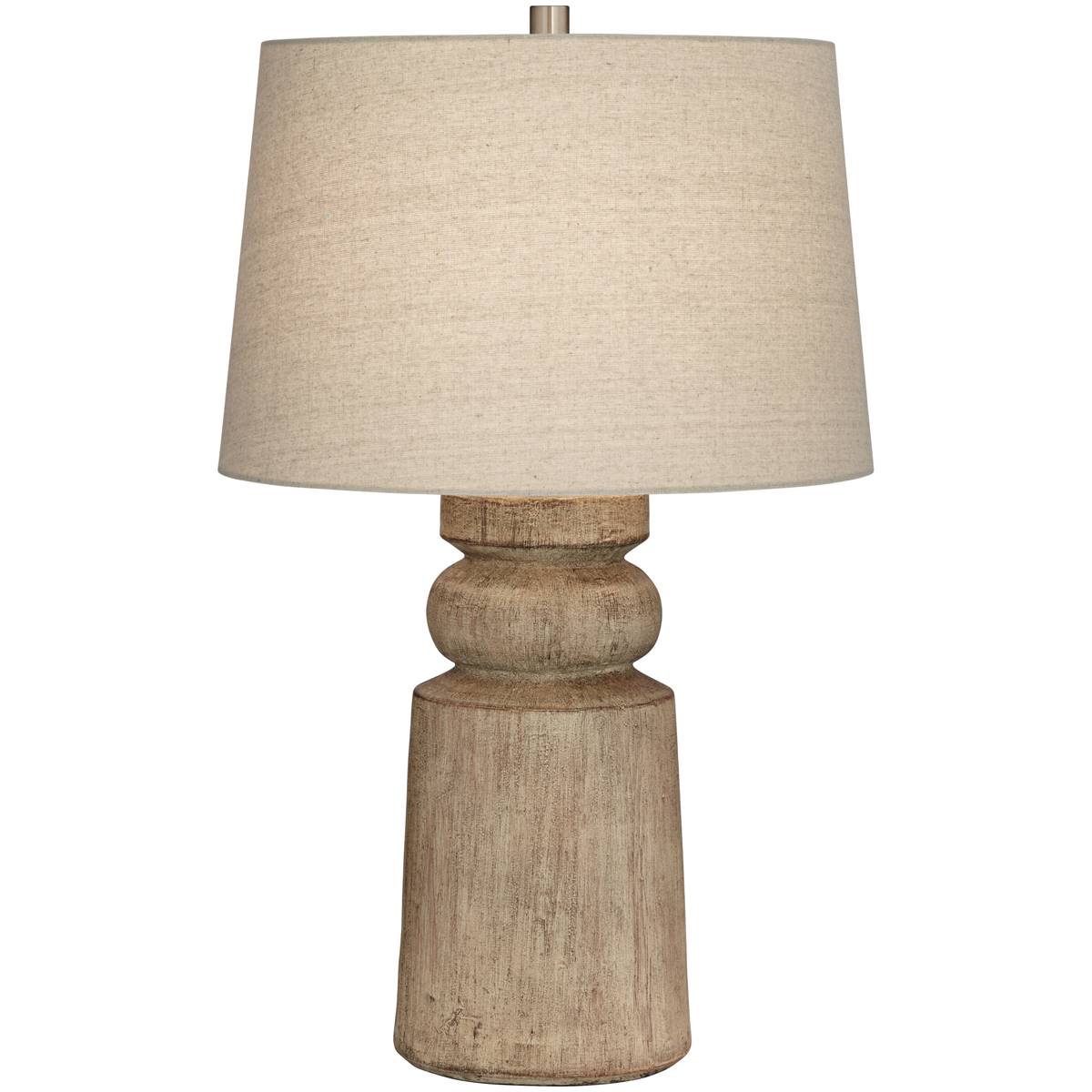 Pacific Coast Lighting Totem 27.5in. Natural Woods Table Lamp