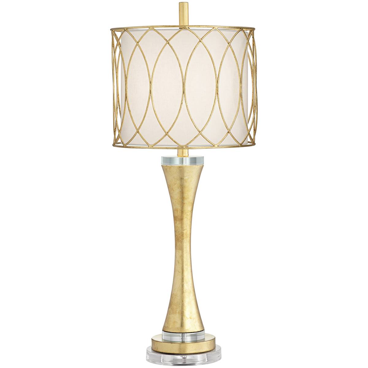Pacific Coast Lighting Trevizo 32in. Golf Leaf Table Lamp