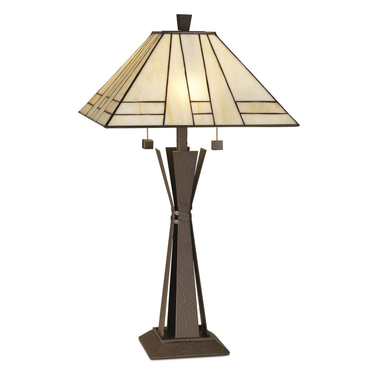 Pacific Coast Lighting City Craft 27in. Bronze Spice Table Lamp