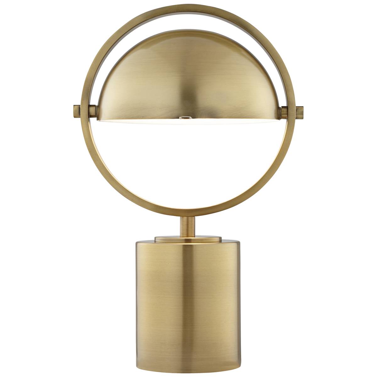 Pacific Coast Lighting Drome 18in. Antique Brass Table Lamp