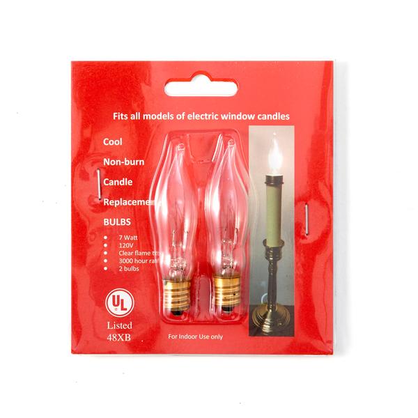 Set of 2 Replacement Candle Bulbs