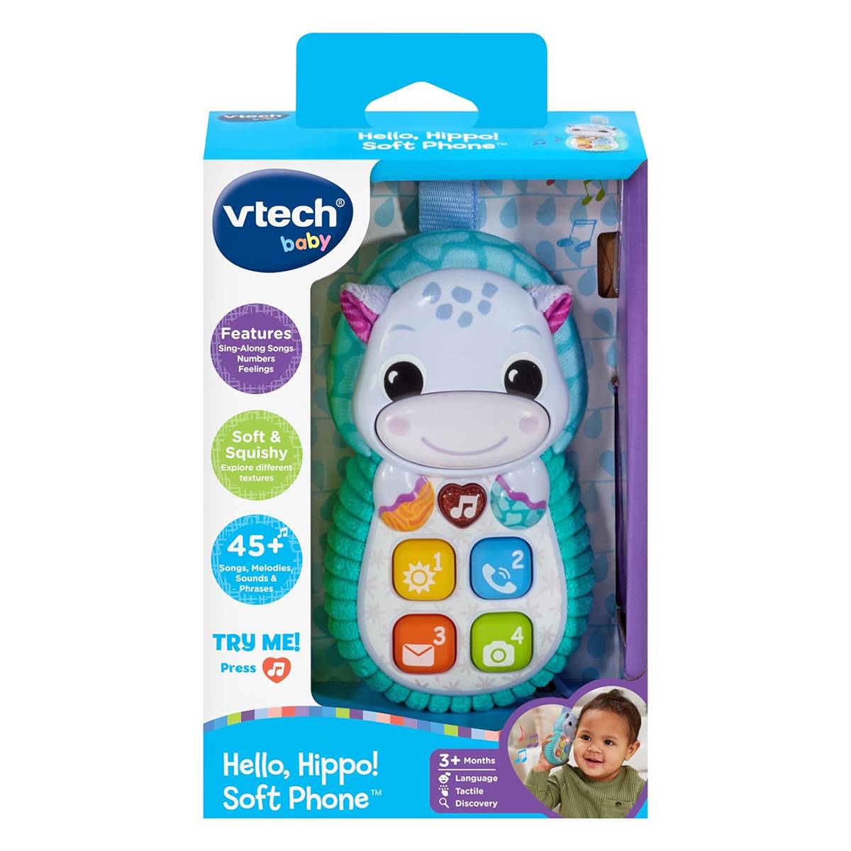 VTech Baby Hello Hippo Soft Phone