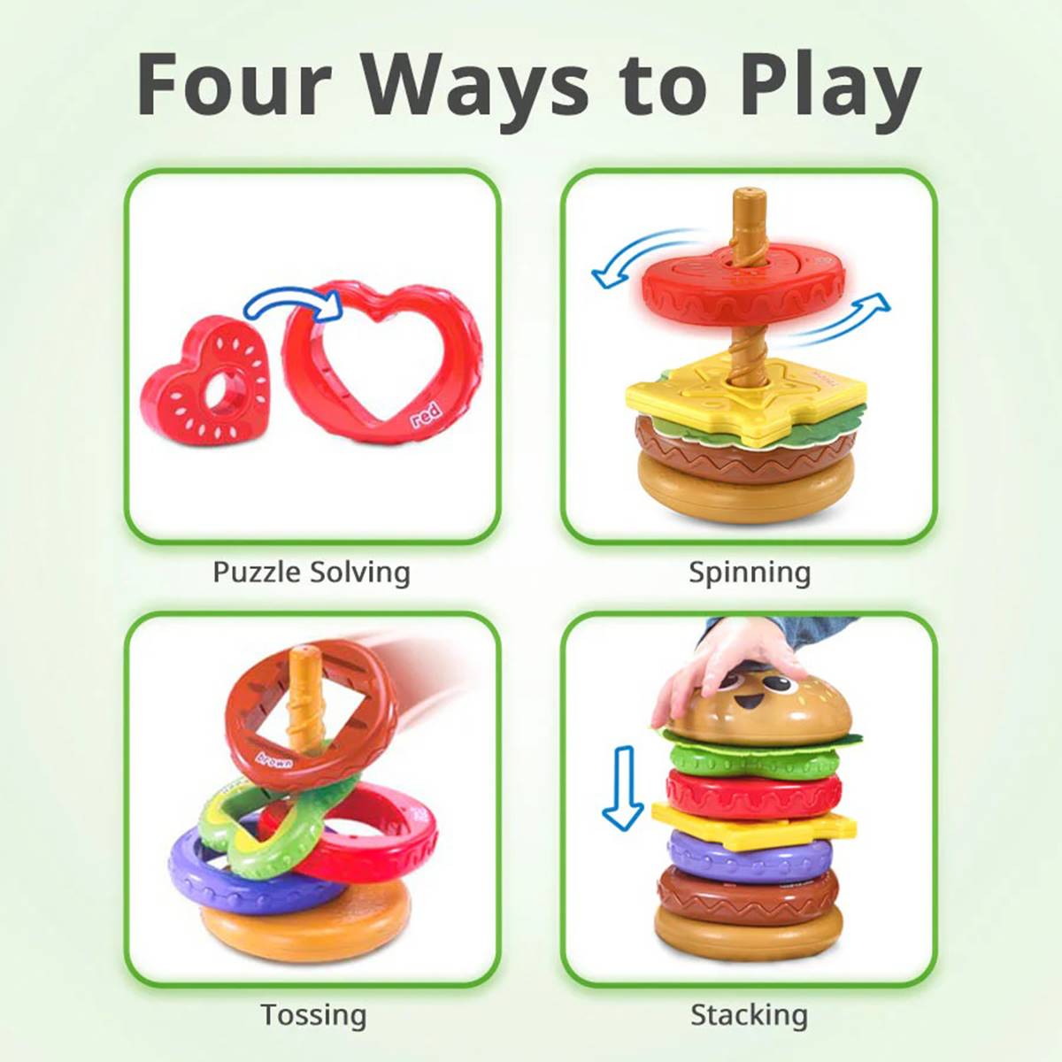 VTech 4-in-1 Learning Hamburger