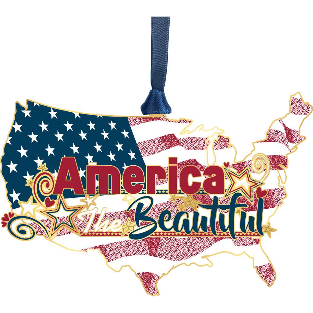 Beacon Design Patriotic America Ornament
