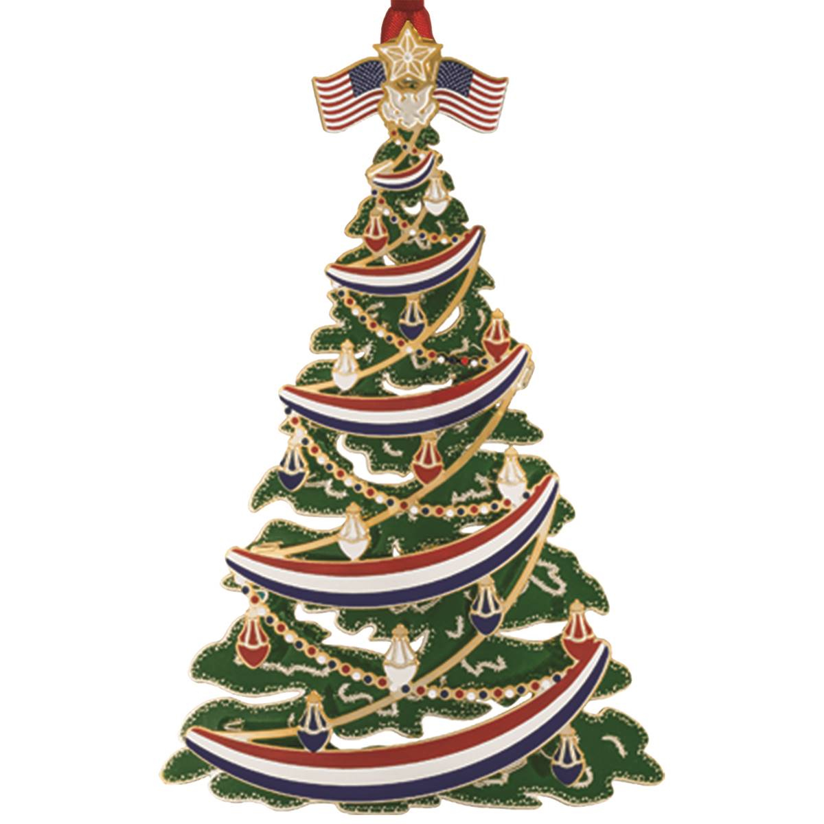 Beacon Design Classic Patriotic Tree Ornament