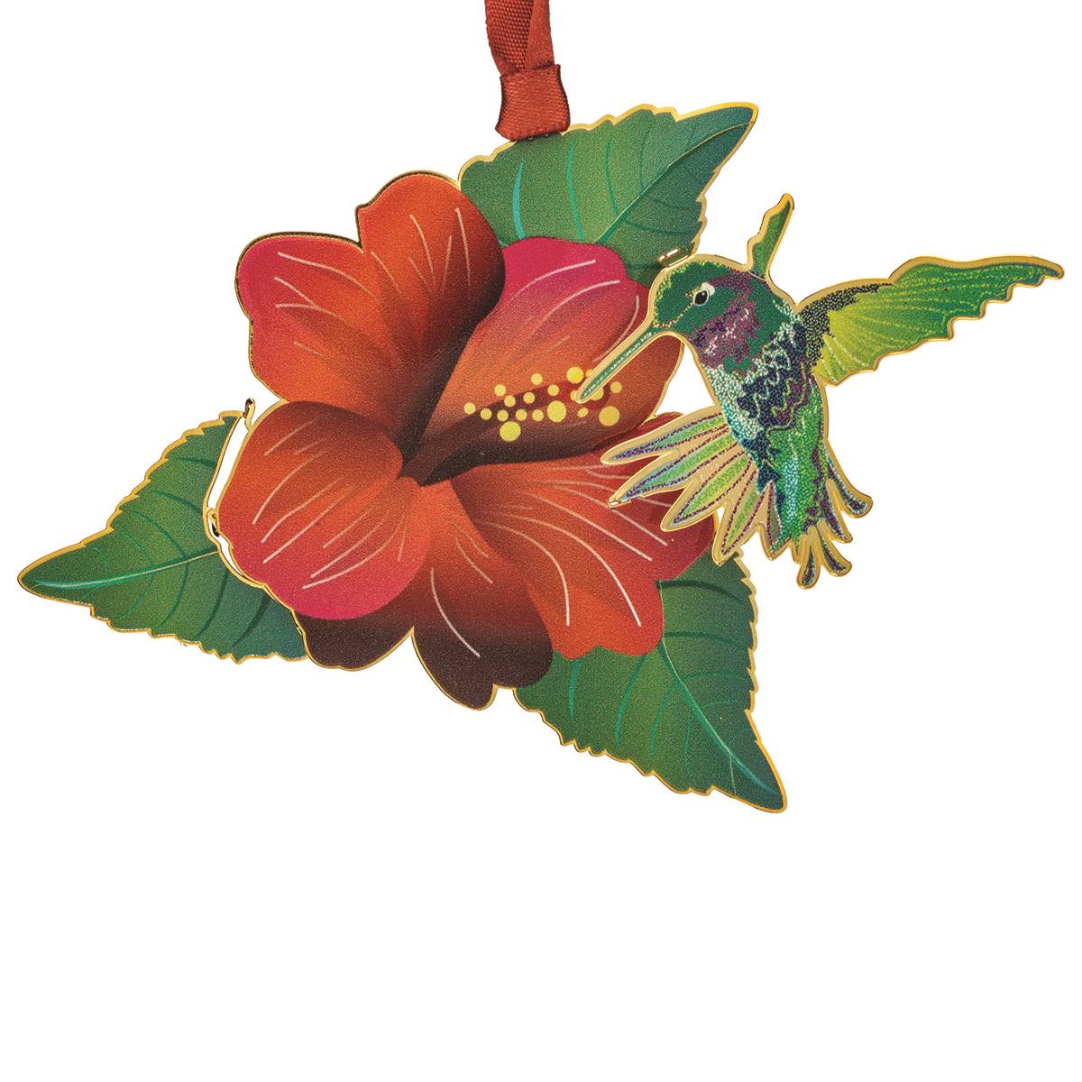 Beacon Design Hummingbird & Flower Ornament
