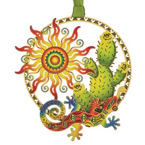 Beacon Design Lizard & Cactus Ornament