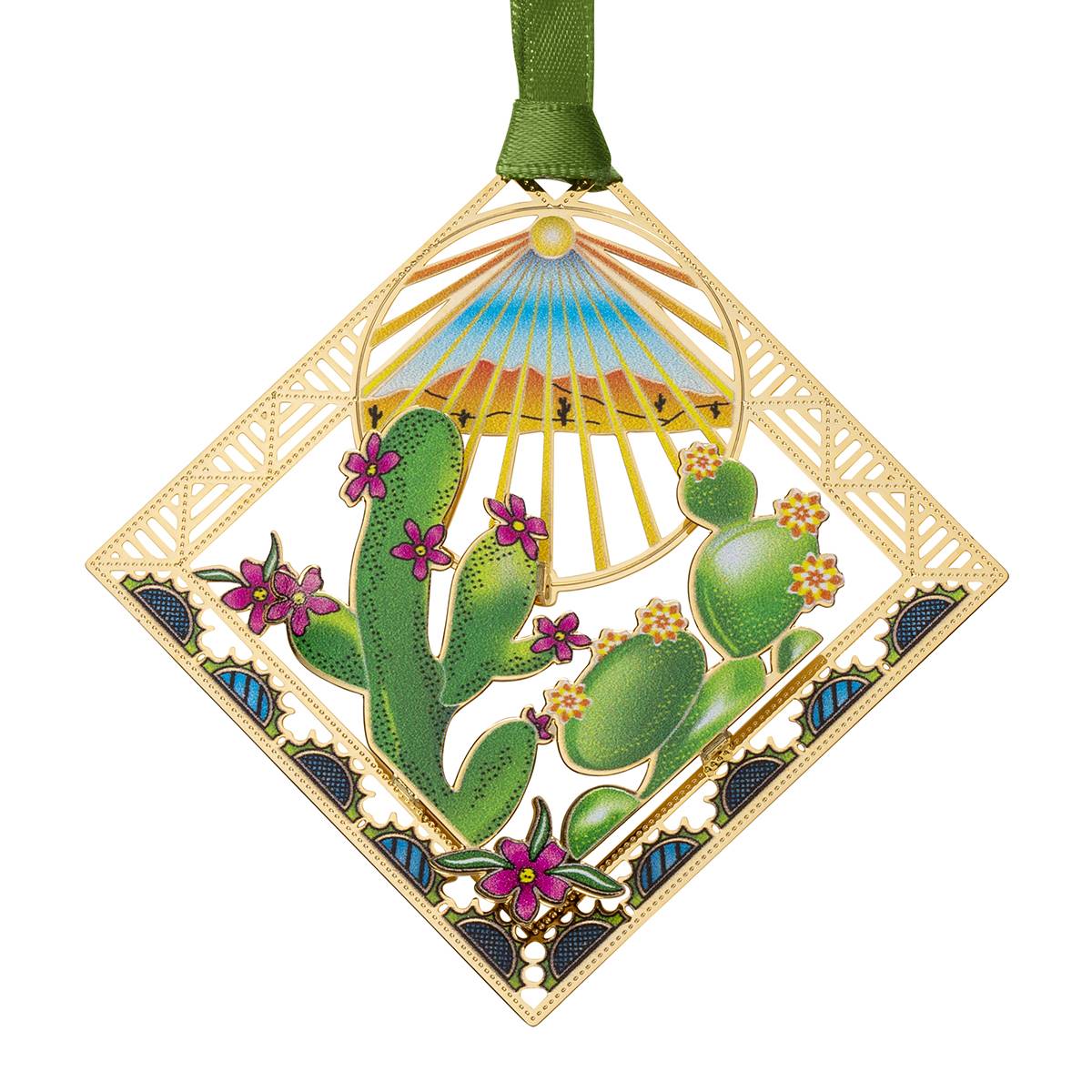 Beacon Design Blooming Cactus Flowers Ornament
