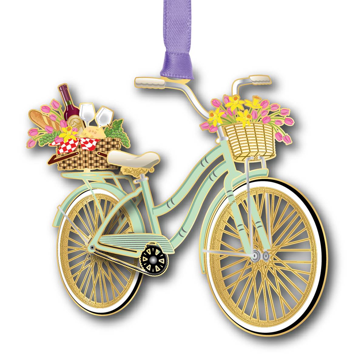 Beacon Design Bike & Baskets Ornament