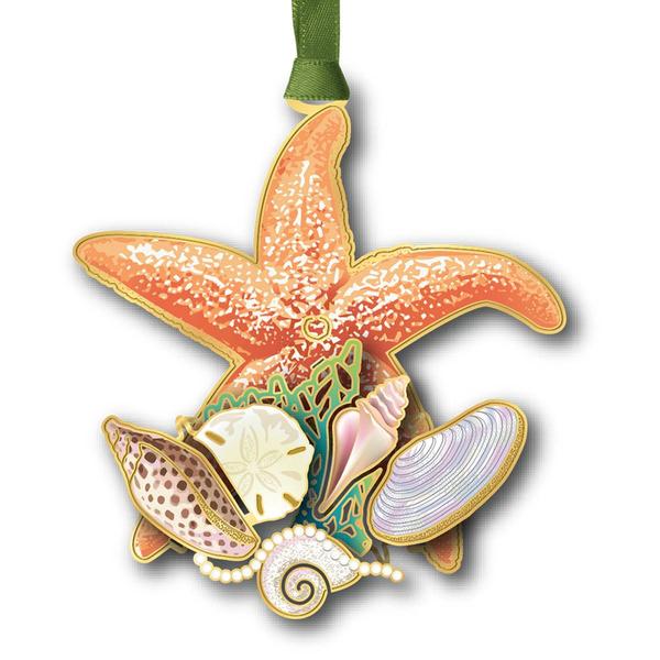Beacon Design Shells and Starfish Ornament