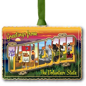Beacon Design Tennessee Vintage Postcard Ornament