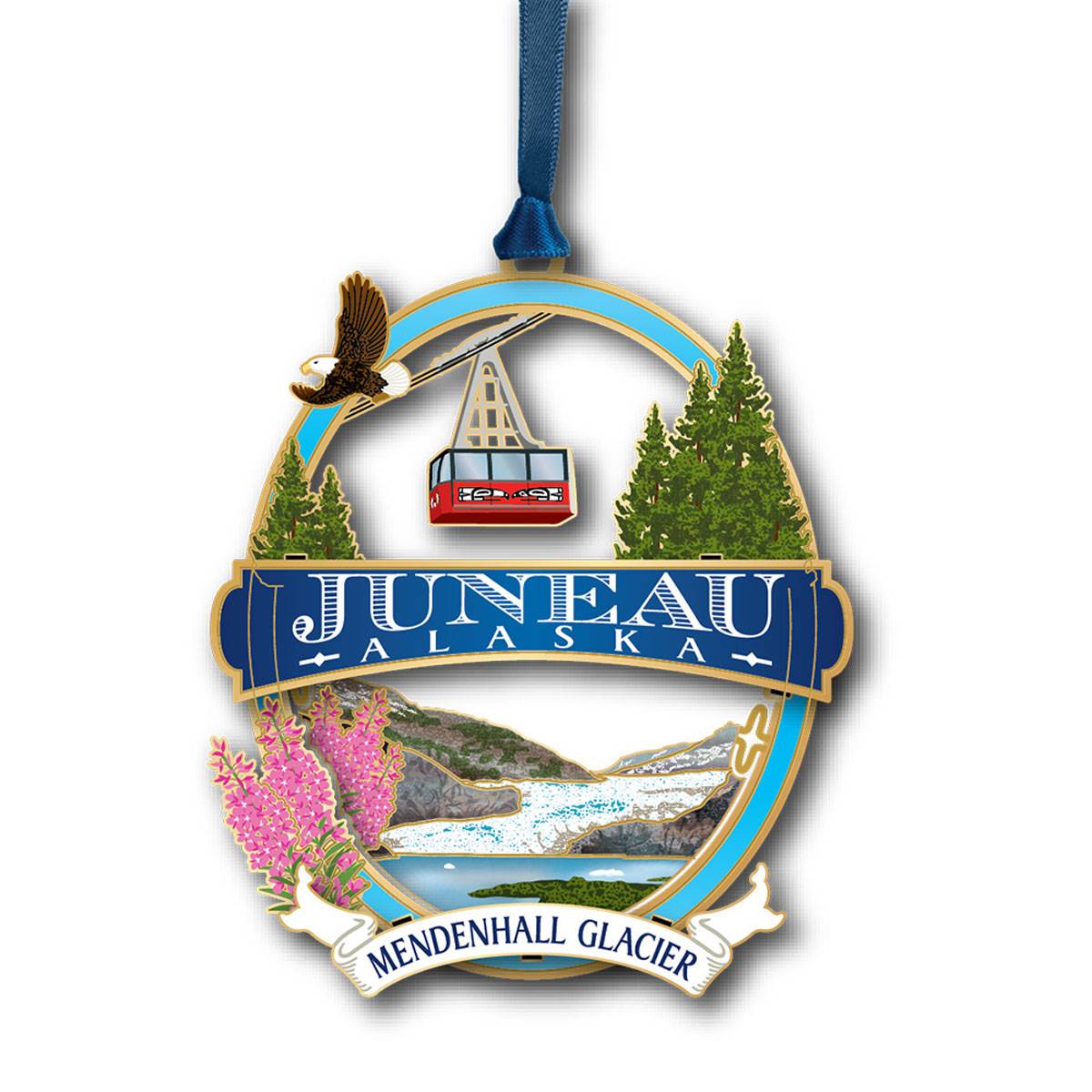 Beacon Design Juneau Scene Ornament