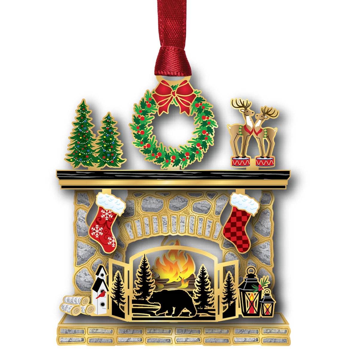Beacon Design Woodland Fireplace Ornament