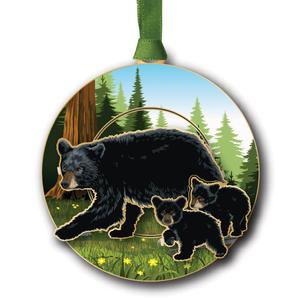 Beacon Design Black Bear & Cubs Ornament