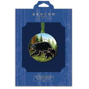 Beacon Design Black Bear & Cubs Ornament alternate view