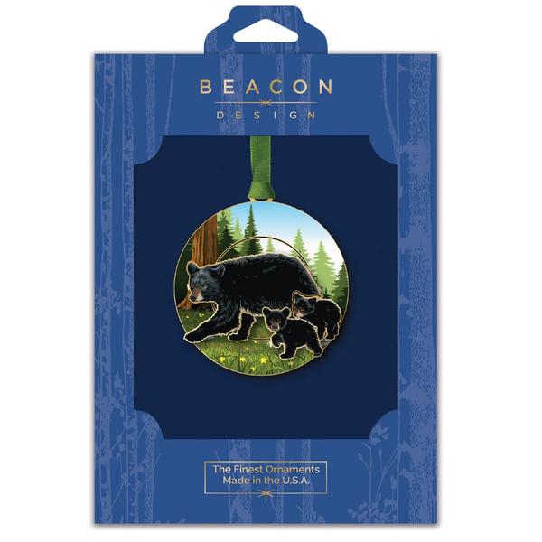 Beacon Design Black Bear & Cubs Ornament alternate view