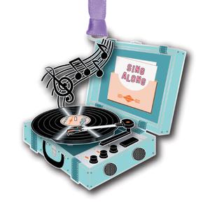 Beacon Design Vintage Record Player Ornament