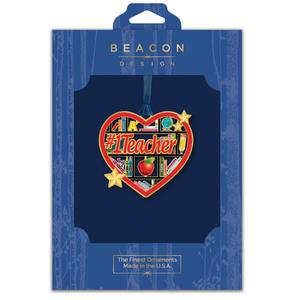 Beacon Design #1 Teacher Ornament alternate view