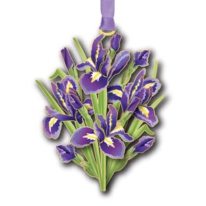 Beacon Design Irises Bouquet Ornament