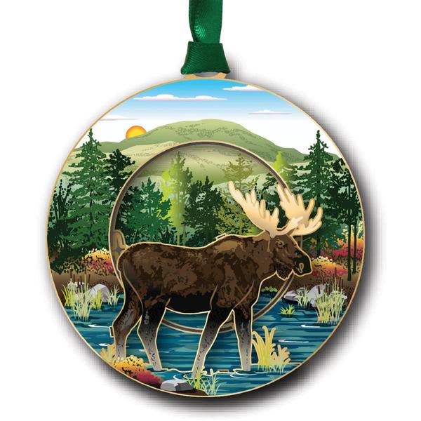 Beacon Design Moose in Bog Ornament