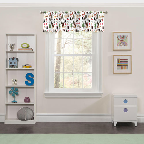 Forest Friends Foam Back Valance - 84x18