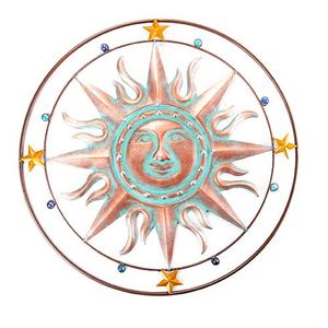 Metal Sunface Wall Decor