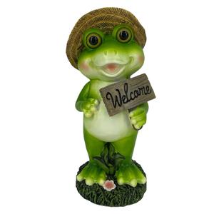 Frog Wearing Straw Hat