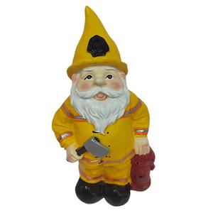 Firefighter Gnome Figurine