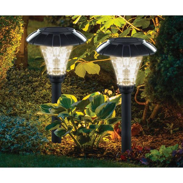 LED Solar-Powered 16in. Lawn Stake Light alternate view