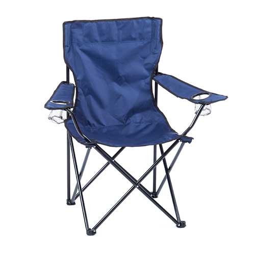 Upgraded Deluxe Folding Quad Chair-Blue