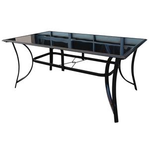 Great Falls Rectangle Glass Top Table