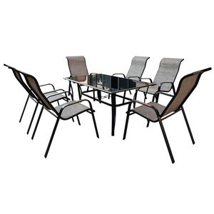 Great Falls Rectangle Glass Top Table alternate view