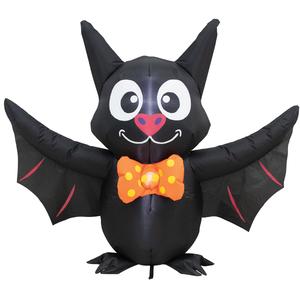 3.5ft. Inflatable Bat Wearing a Bow Tie