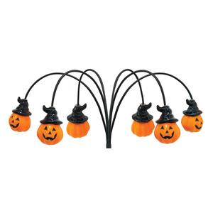 Solar 6-Head Pumpkin Lights alternate view