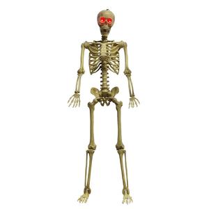 Battery-Operated 60in. Posable Skeleton with Red LED Eyes