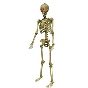 Battery-Operated 60in. Posable Skeleton with Red LED Eyes alternate view