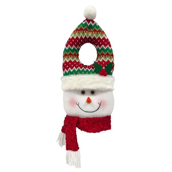 Plush Snowman Door Hanger