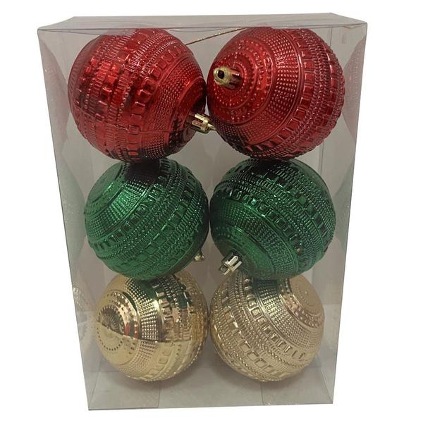 Shatterproof Ball Ornaments - Set of 6