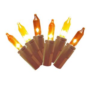 Brown & Yellow String Lights